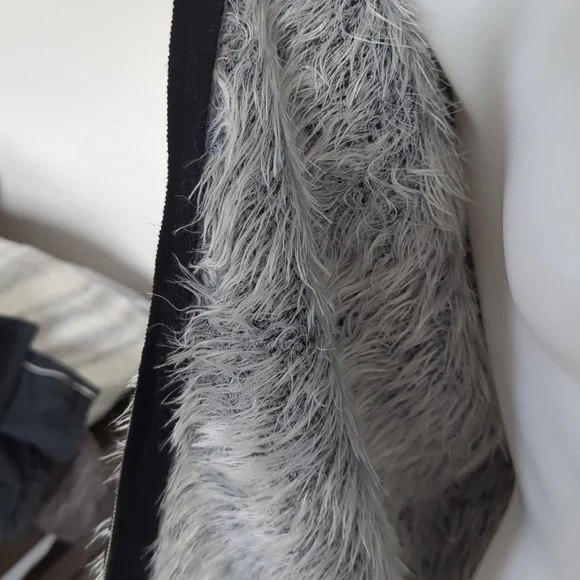 Women's 1.State Plaid eyelash sweater jacket-sz S - Picture 8 of 8